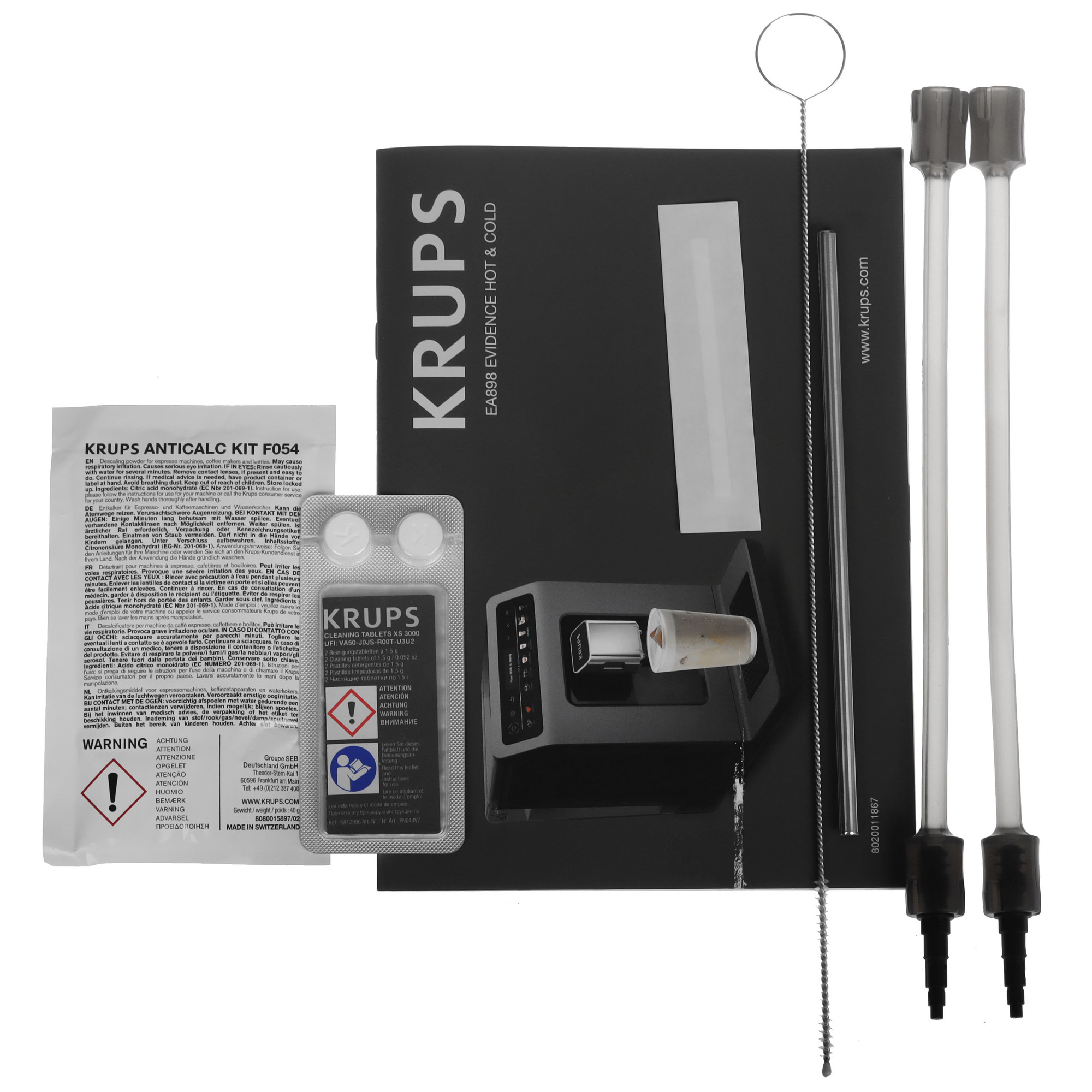 5636041 Кофемашина автоматическая Krups Evidence Hot & Cold EA898GF0 серый STDN-0099290 - Вид №8