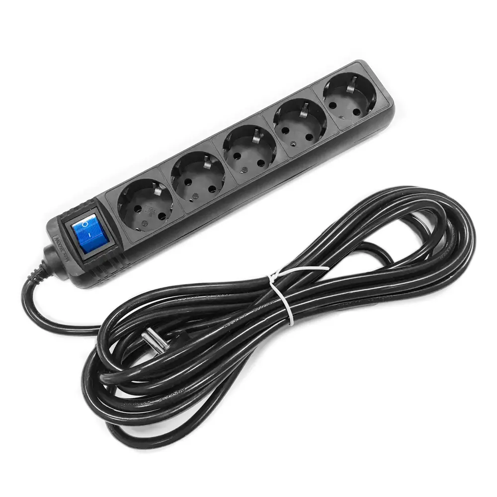 Сетевой удлинитель SKYBEAM с заземлением на 5 розеток 82600362 STLM-0031109