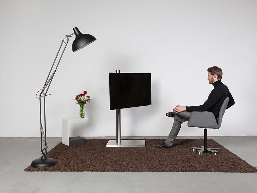 Напольная вращающаяся подставка для монитора / телевизора Wissmann raumobjekte COLUMN ART118-ES ARCH-00118132 - Вид №4