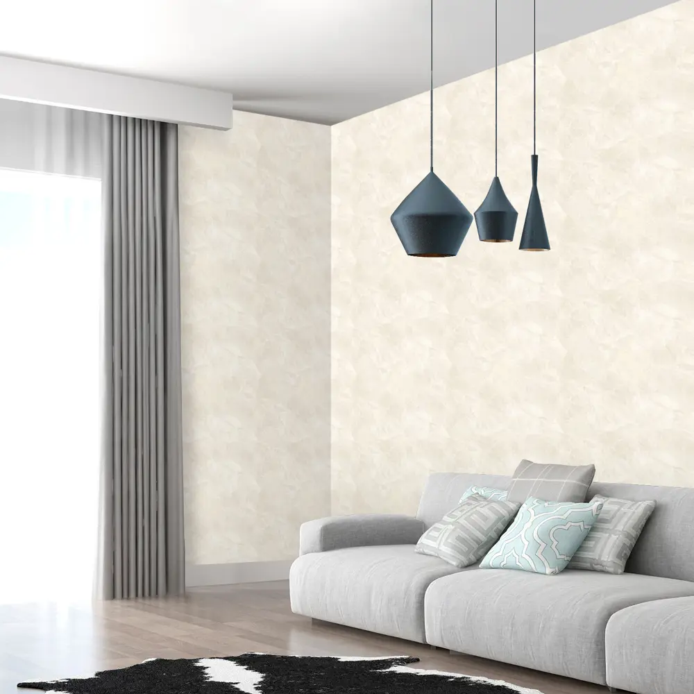 Флизелиновые обои Victoria Stenova Sanremo - бежевая элегантность для интерьера 88672281 STLM-0824793 - Вид №4