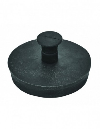 005100 005 00  Только черная пробка для раковины, Д. 35/38 мм, резина Valentin Чернить  - Вид №1