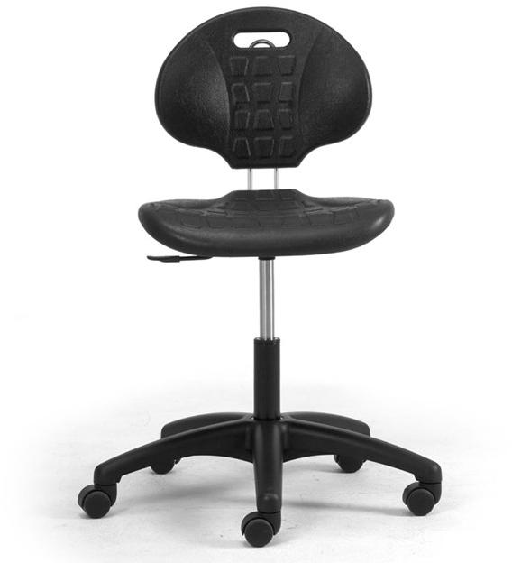 Leyform Регулируемый по высоте офисный стул из полиуретана со спинкой  0808pu  - Вид №1