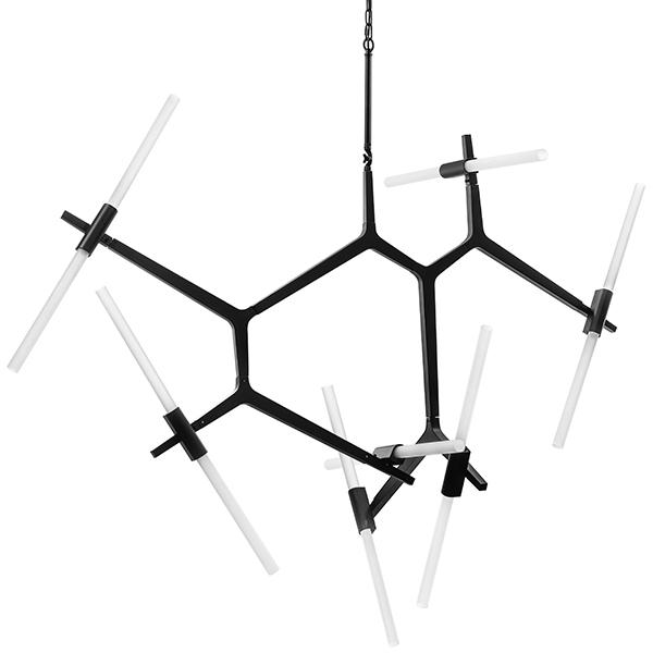 Подвесная люстра Lightstar Struttura 742147 LIGHTSTAR ДИЗАЙНЕРСКИЕ, STRUTTURA 220454 Черный  - Вид №3