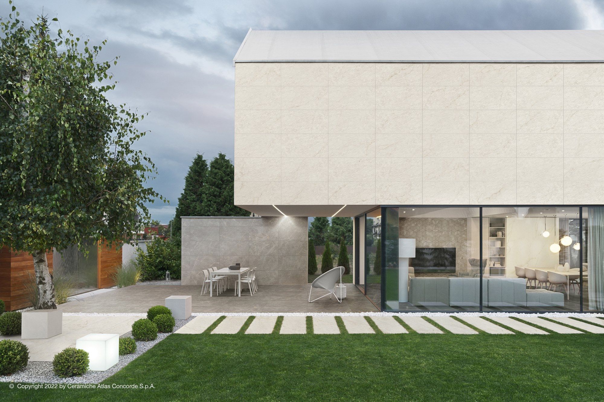 Напольная плитка из керамогранита с мраморным эффектом Atlas Concorde Marvel X ARCH-00001657 - Вид №1