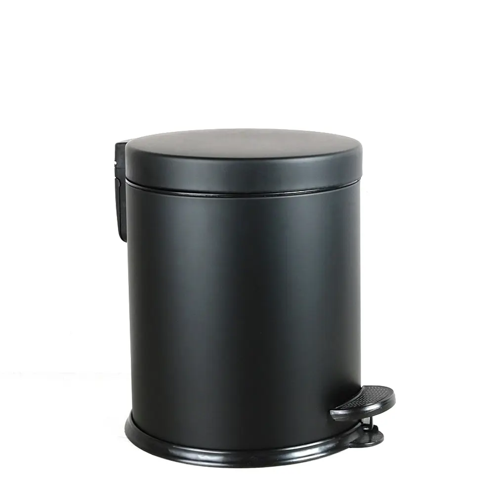 Контейнер для мусора Primanova D-412400-B 12 л металл цвет матовый черный Cigo STLM-2170080