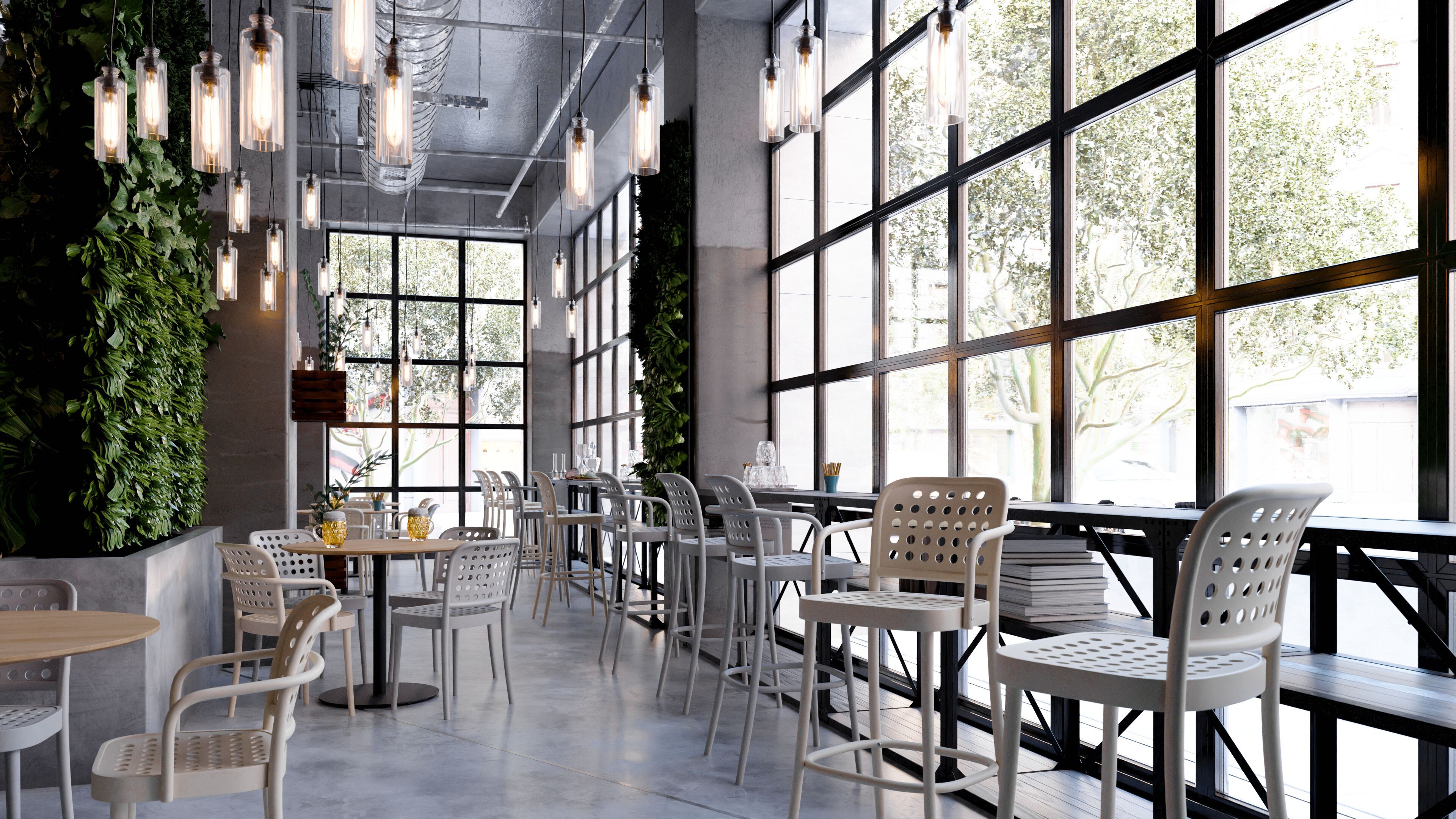 Высокий деревянный стул со спинкой TON 822 ARCH-00067564 - Вид №6