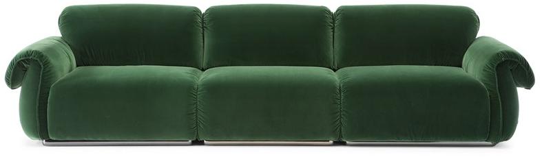 Natuzzi Бархатный диван Icon sun-id-1434585 - Вид №1