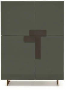 PIANCA Комод деревянный с распашными дверцами Ginevra