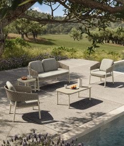 Ротанг сад стул