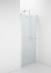 59760182 Решение IFO Space для ниши SPVF, белые лакированные профили, матовое стекло с ручкой, ниша SPVF 1000