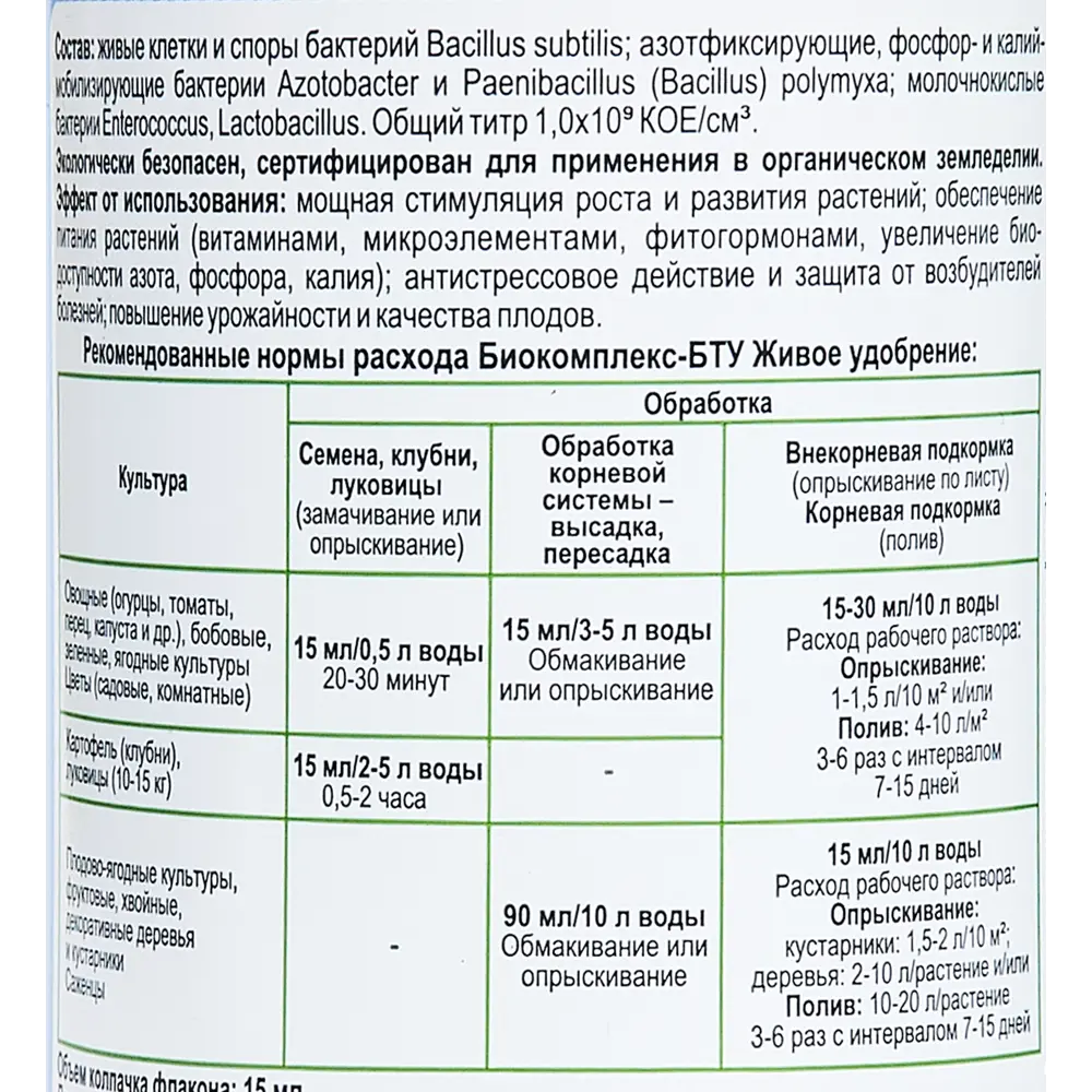 Экодачник - Биоактивное органическое удобрение БТУ 500 мл 86481298 STLM-0069117 - Вид №2