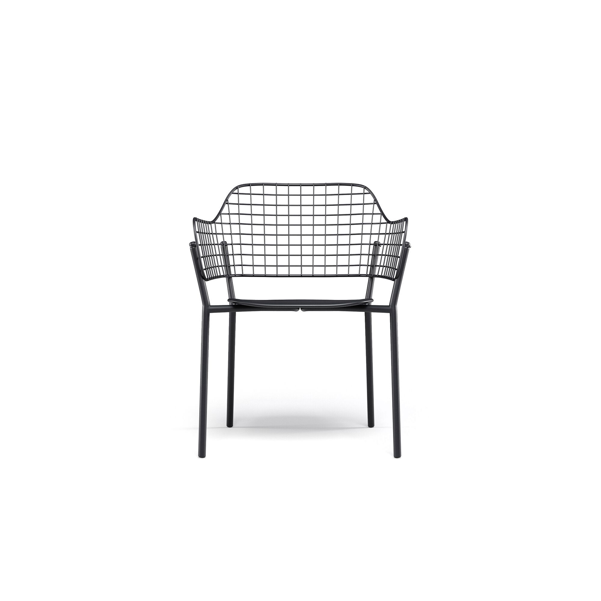 Садовый стул из нержавеющей стали с подлокотниками emu Lyze ARCH-00076431 - Вид №1