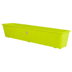 Ящик балконный 80х17х15 см, 12.5 л, пластик, Зеленый