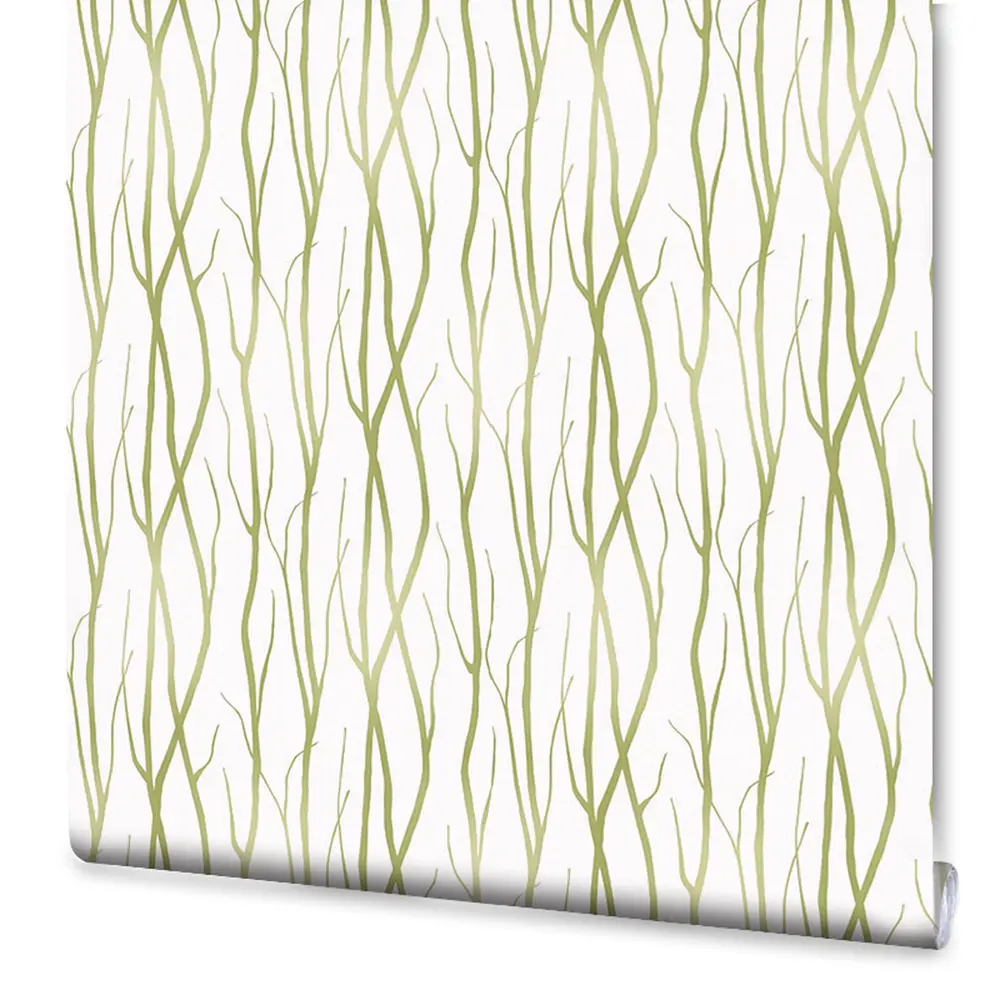 Обои флизелиновые 1.06х10 м ветви цвет зелёный ER 4151-07 Erismann VLIES LINE EXCLUSIVE LEROY STLM-2143150