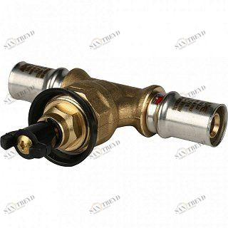 Вентиль пресс STOUT 16х16х2.0 с хромированной ручкой SFP0014001616