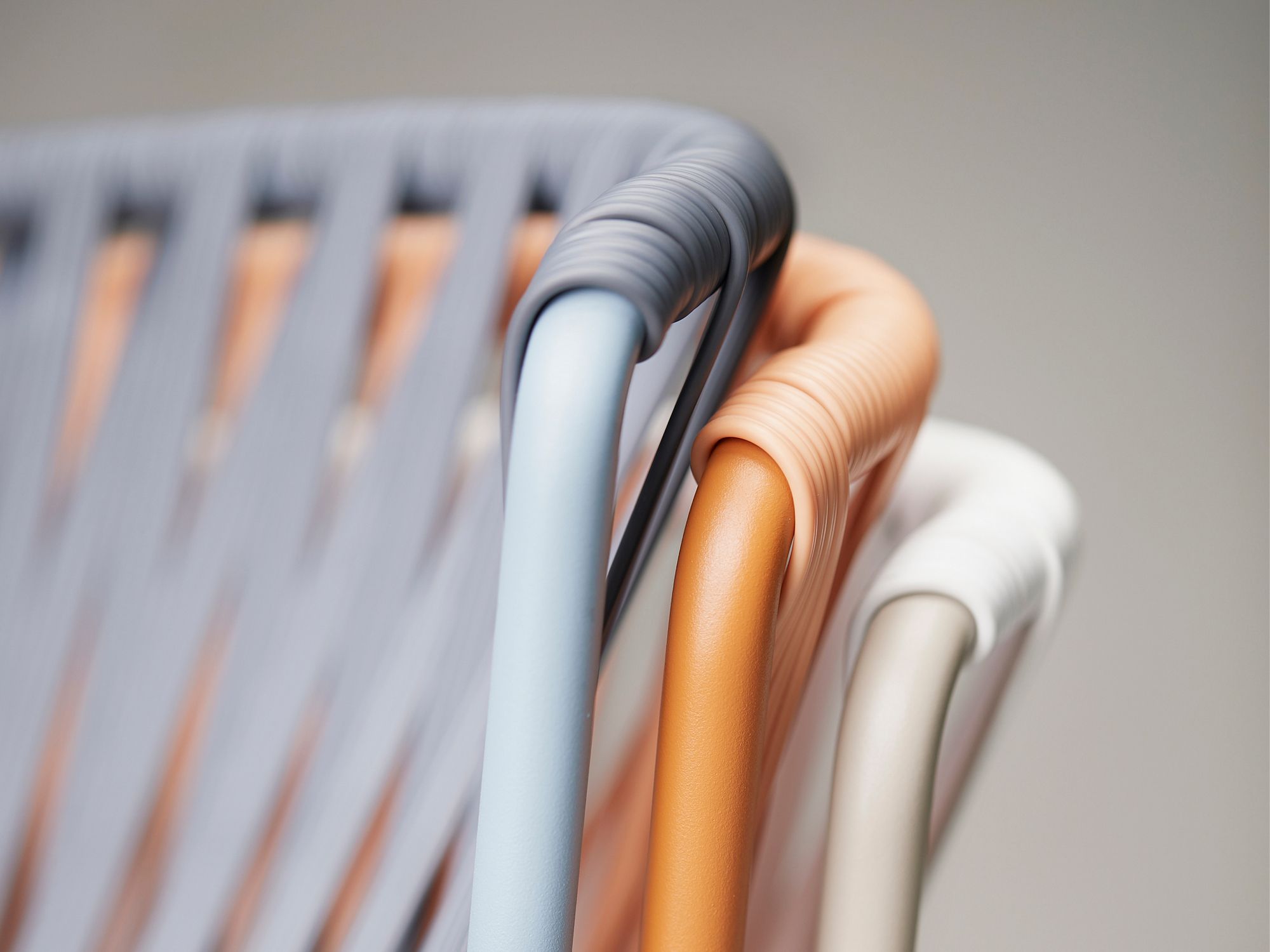 Открытый стальной стул и плетеный морской канат S-CAB Лиза ARCH-00078024 - Вид №14