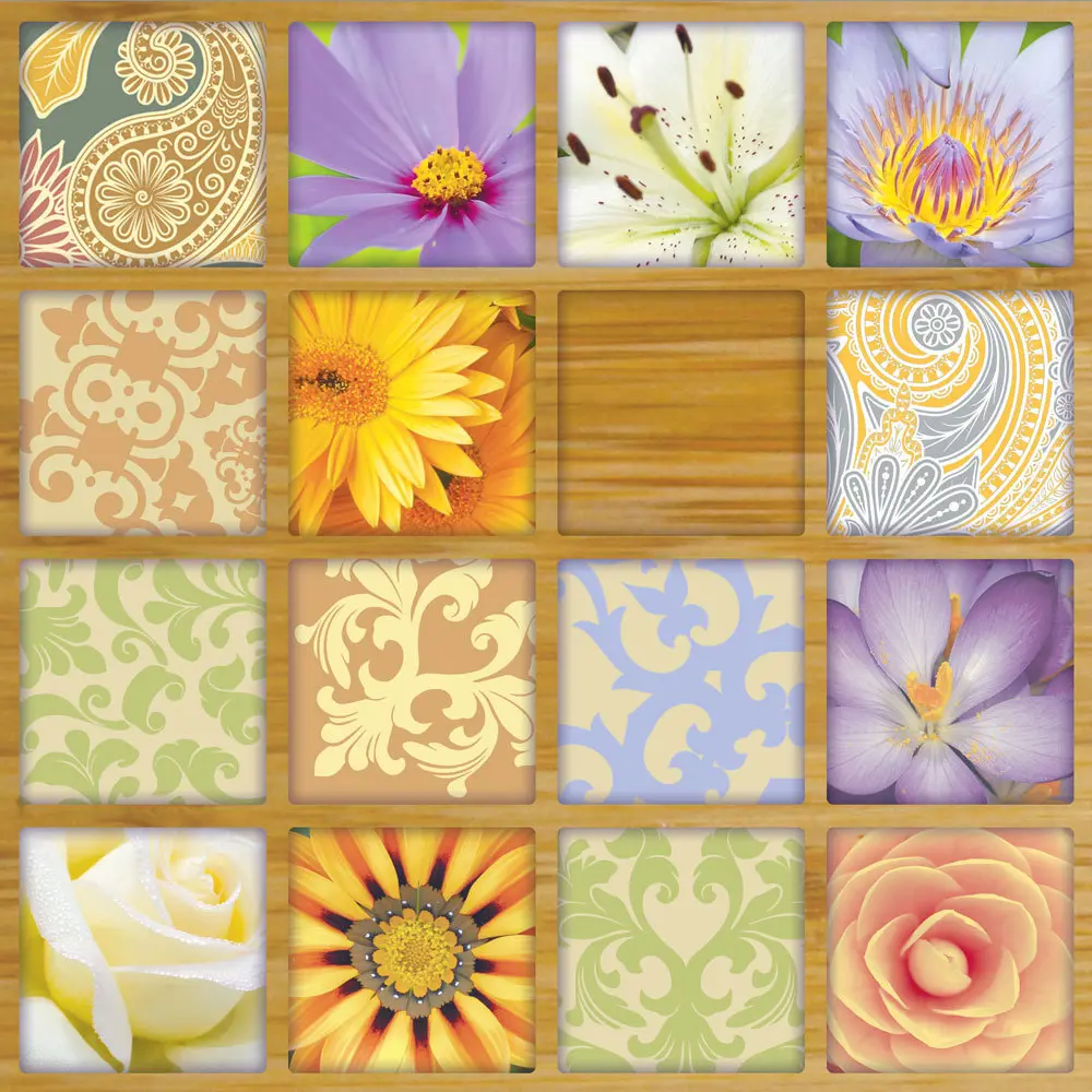 Панель ПВХ Терраццо Икебана 960х485x3 мм, 0.47 м² Santreyd STLM-2137642