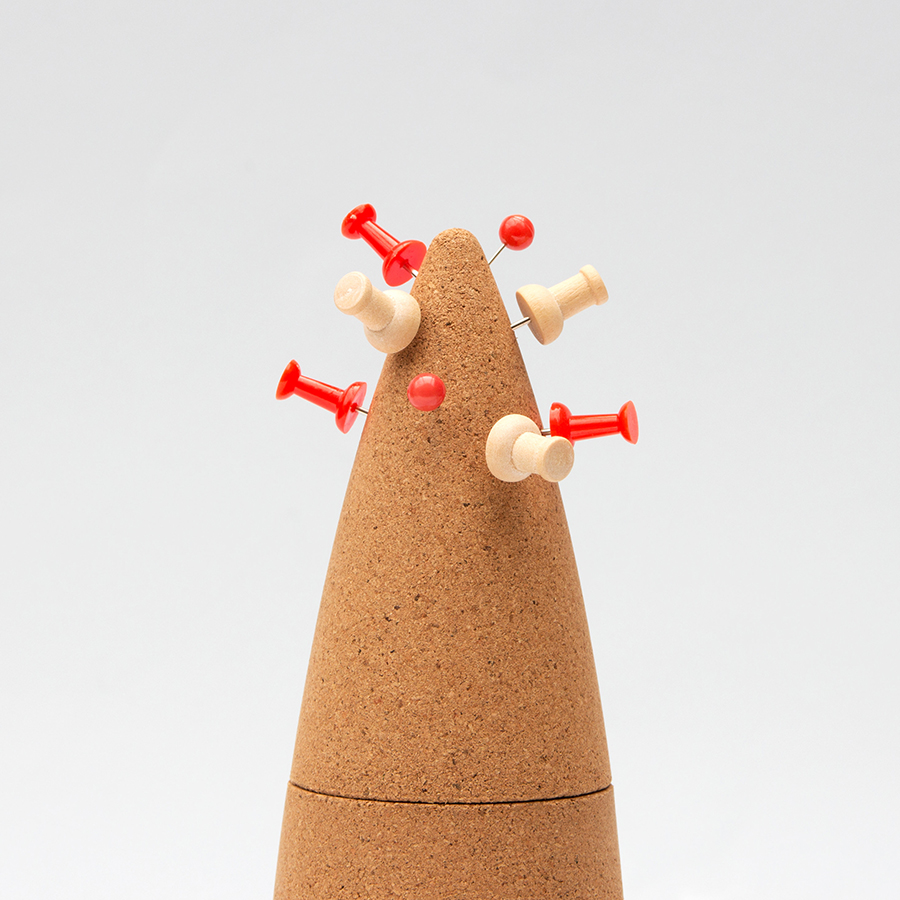 SK CORKROCKET1 Органайзер настольный rocket, пробковый Suck UK  - Вид №9