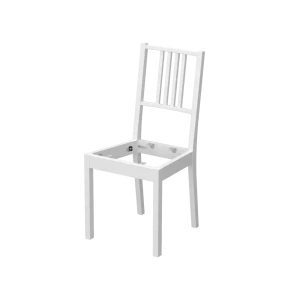 Основание стула Марсель Delinia 42x90x49 см массив цвет белый 82699554 STLM-2034925