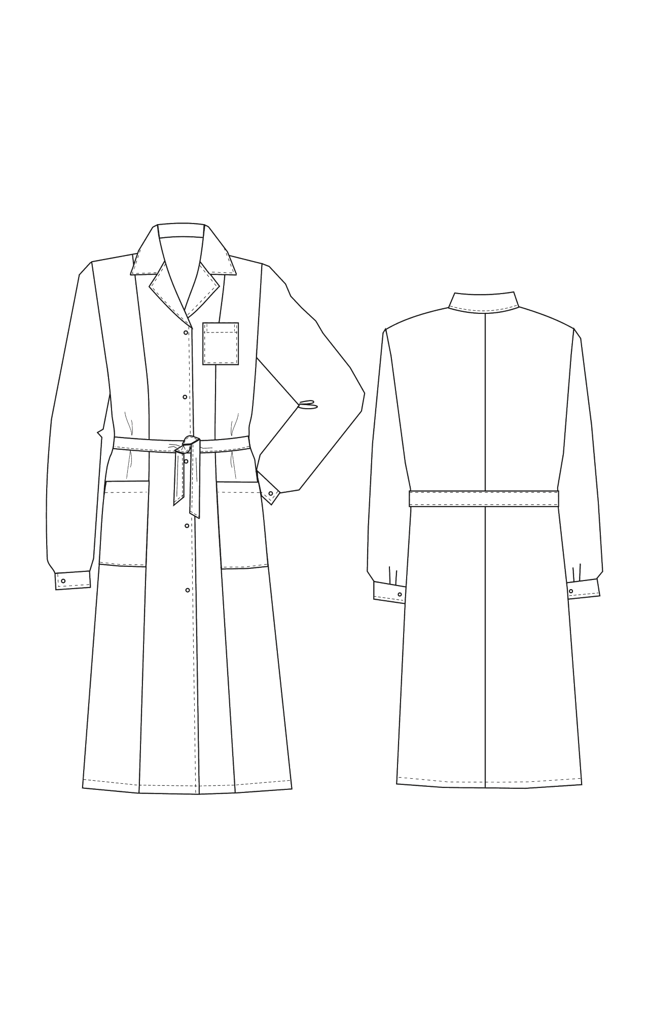 63275 Халат "Золушка" бирюза  Одежда для обслуживающего персонала  размер 62/158-164 Спецодежда  - Вид №3