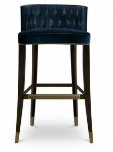 BRABBU Табурет из бархата с ворсом Bourbon