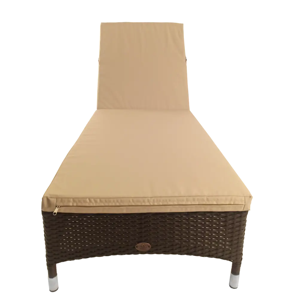 Шезлонг Lima193x31x65 см сталь/текстилен темно-коричневый Santreyd STLM-2072514 - Вид №3