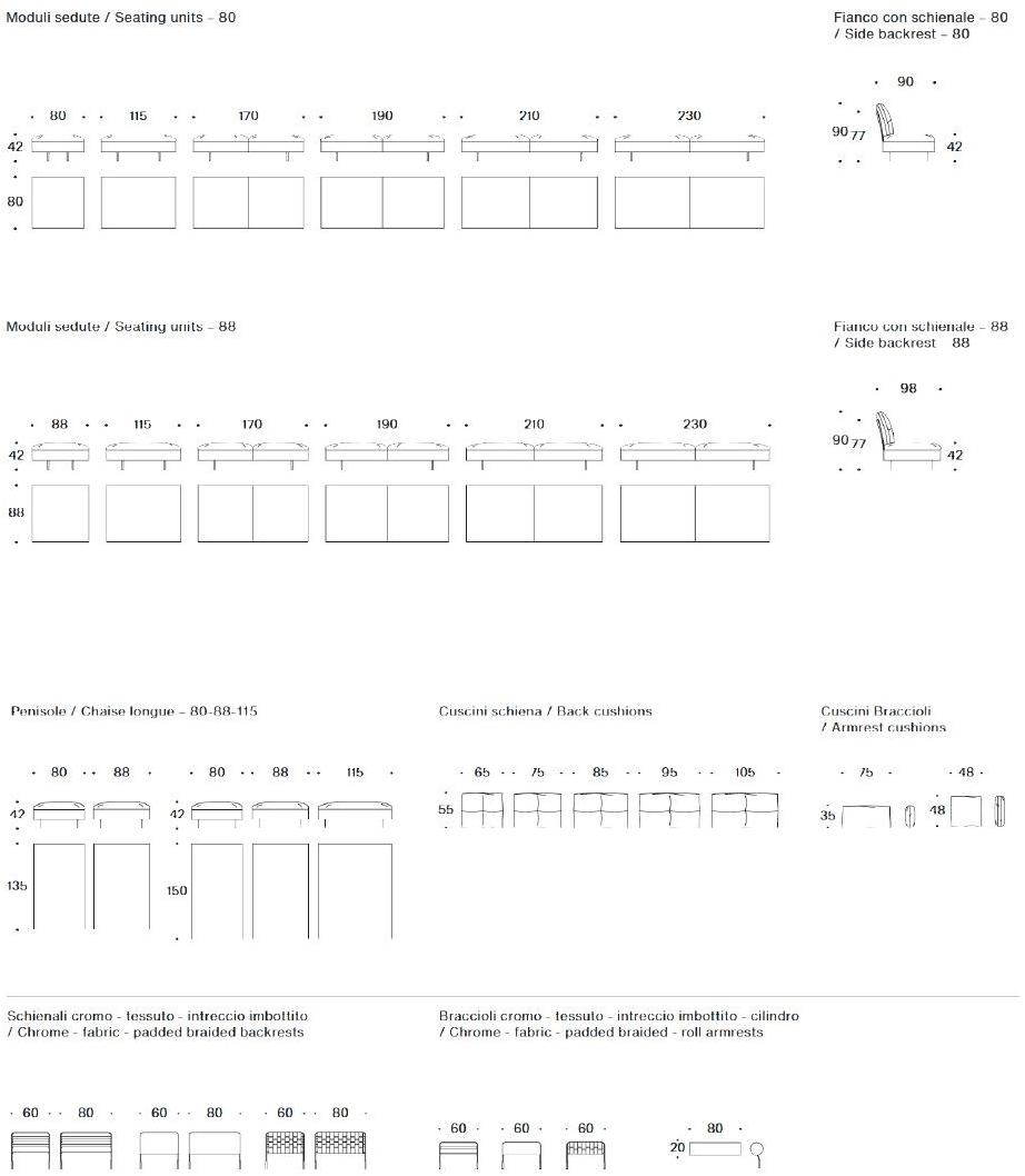 Saba Italia Модульный тканевый диван Limes sun-id-1512736 - Вид №10