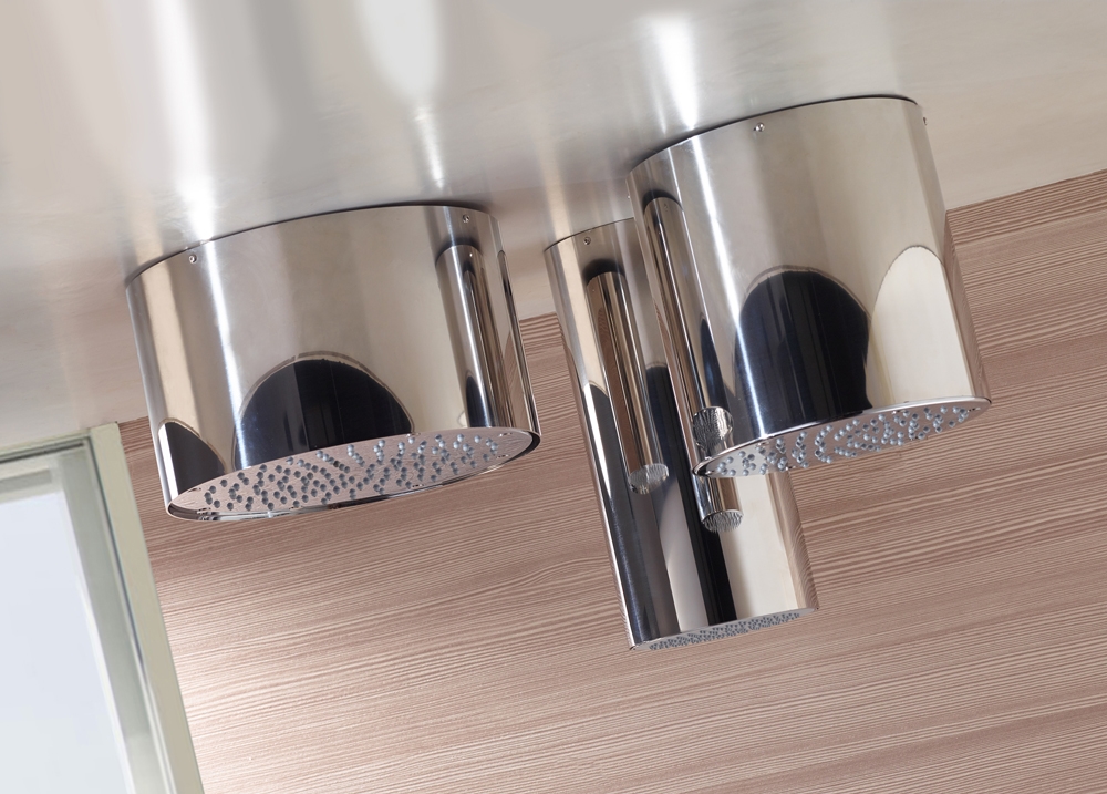 H80410 Потолочный & настенный душ Oki - Inox Ø 250 mm BOSSINI  - Вид №2