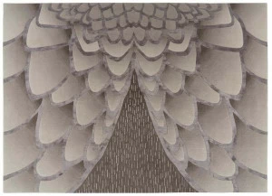 Deirdre Dyson Прямоугольный коврик ручной работы из шерсти и шелка Plumage