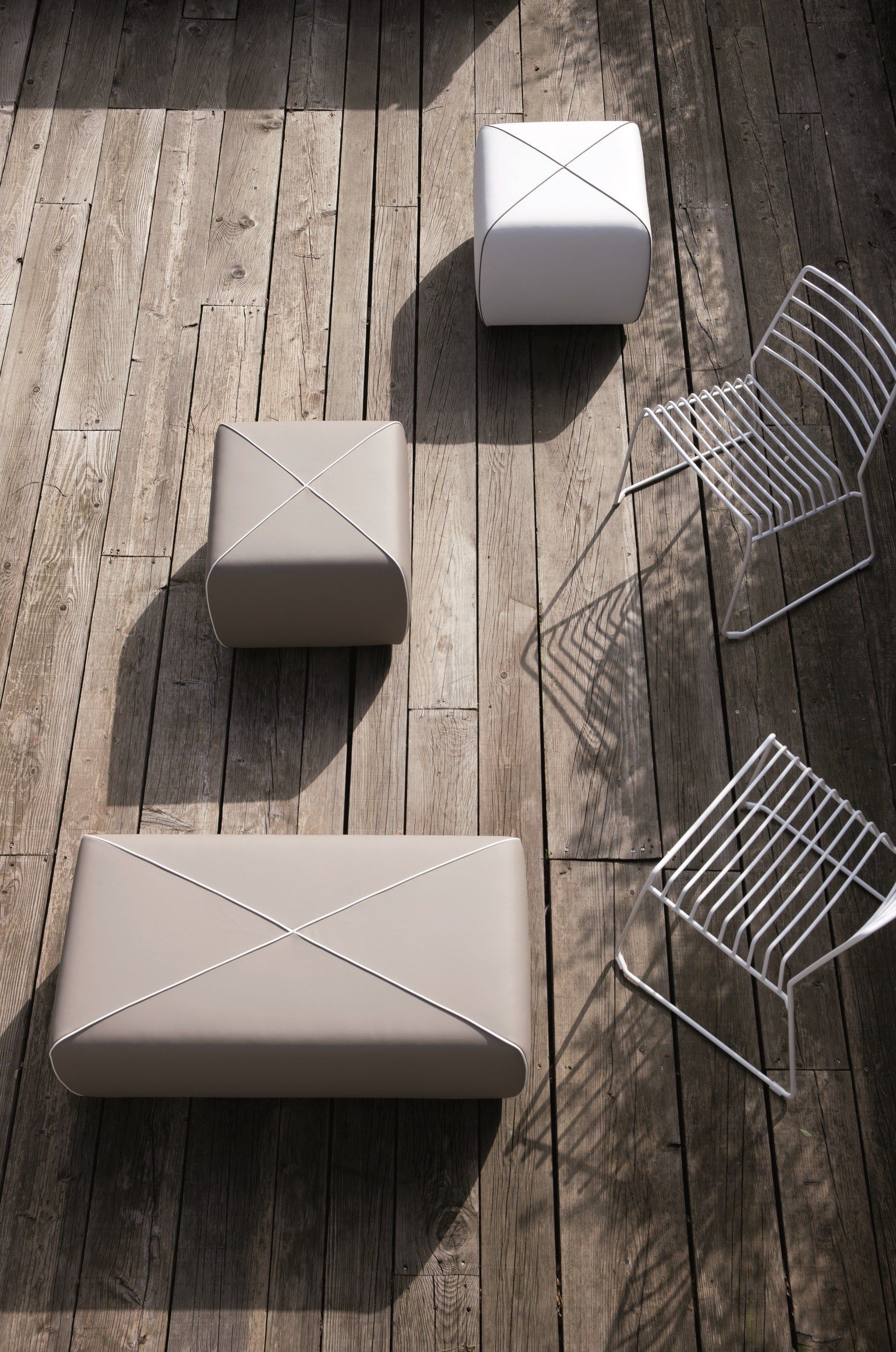 Пуф B-LINE CROSSED ARCH-00059442 - Вид №10