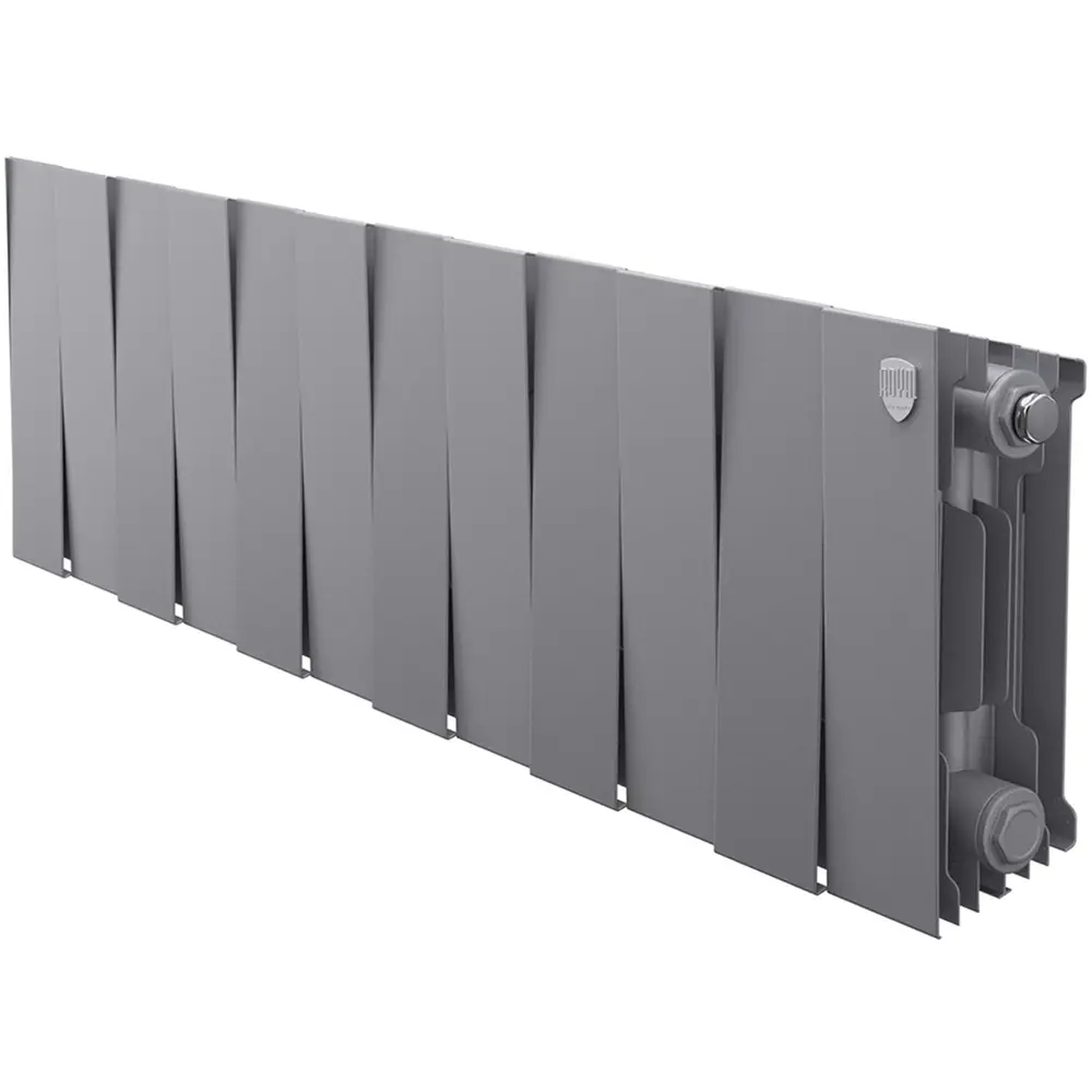 Радиатор секционный Royal Thermo Pianoforte 200/100 12 секций боковое подключение биметалл серый 86733727 STLM-2048068  - Вид №1