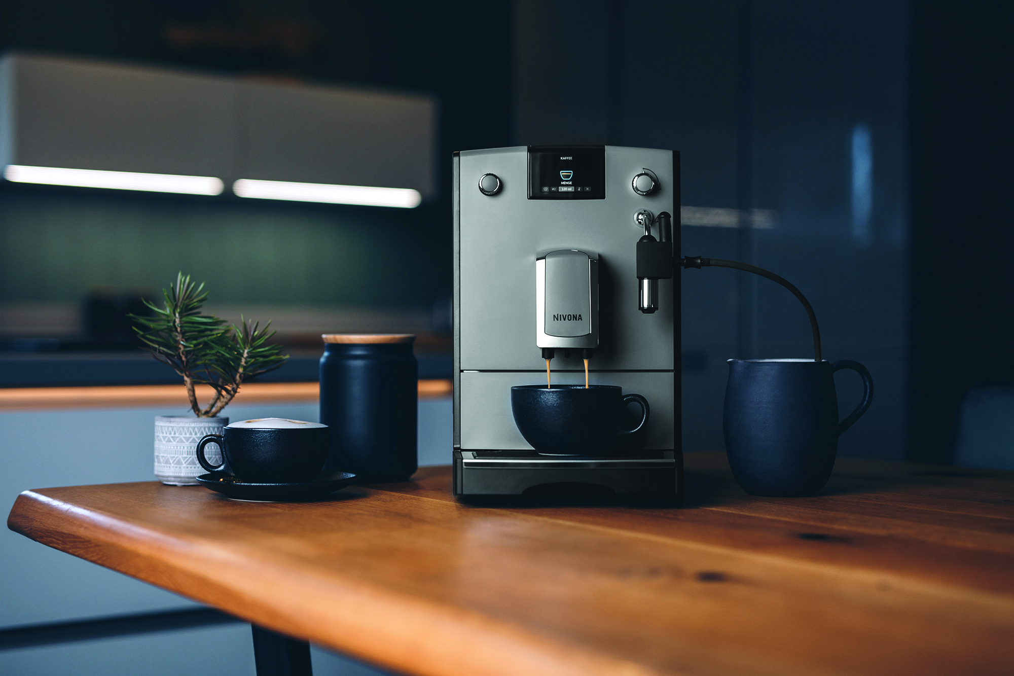 5445658 Кофемашина автоматическая Nivona CafeRomatica NICR 555 серый STDN-0094958 - Вид №9