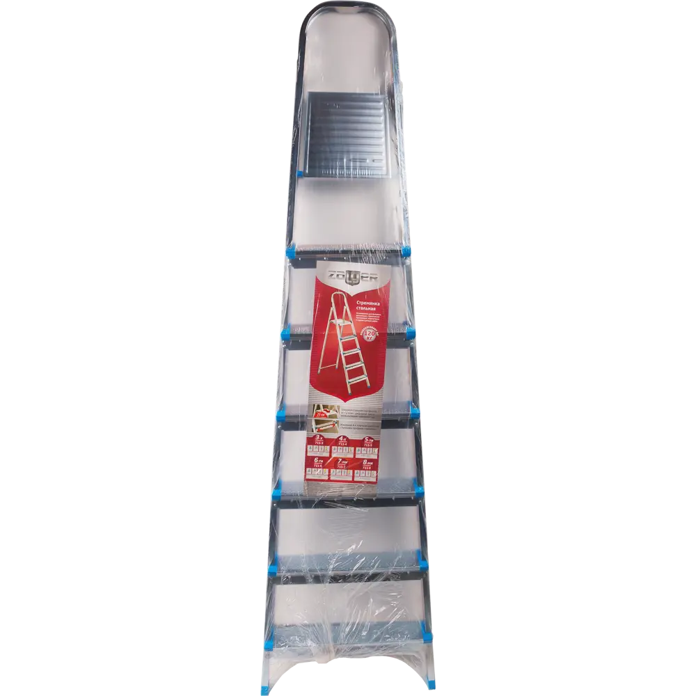 Стремянка Zalger, 7 ступеней, сталь STLM-2201016 - Вид №5