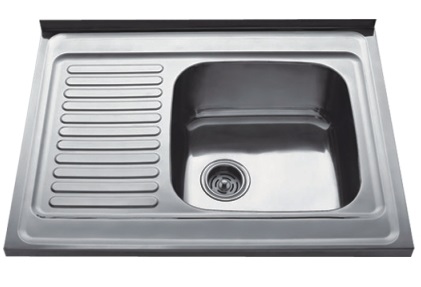 HBD6080R Кухонная мойка , сталь микродекор Haiba 