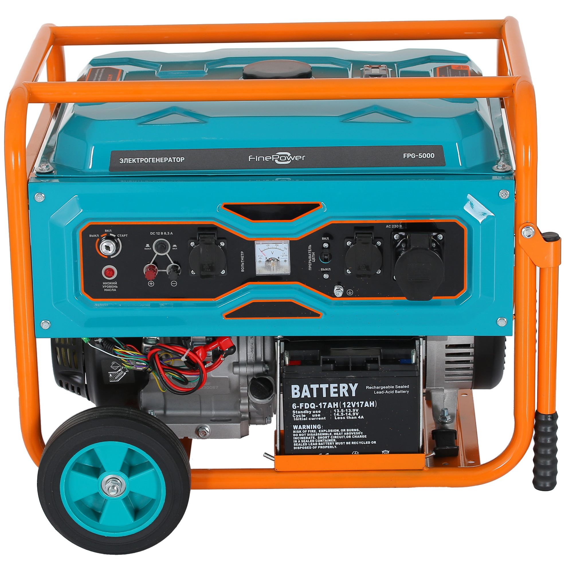 Электрогенератор   бензиновый FinePower FPG-5000 5076250 STDN-0003949 - Вид №1