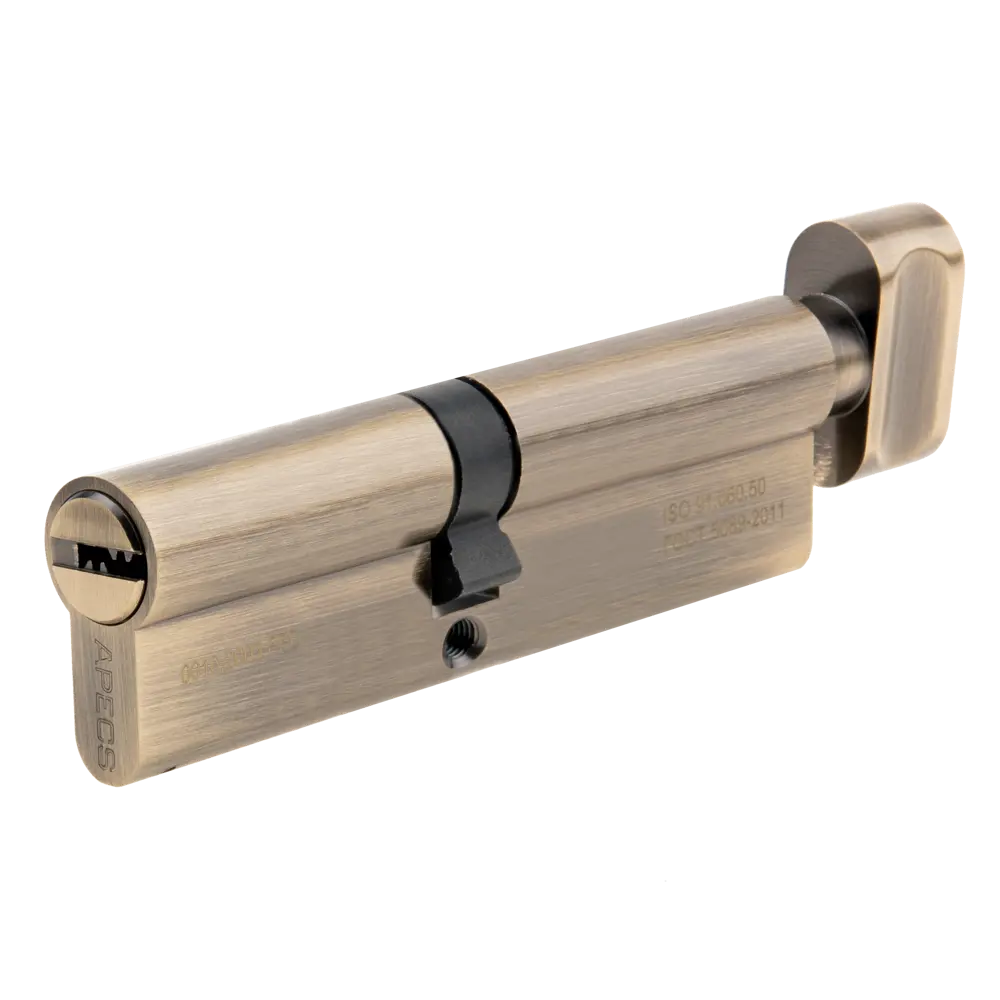 APECS Pro Цилиндровый механизм LM-100-C-AB с вертушкой, бронза 84168060 SM STLM-0046672