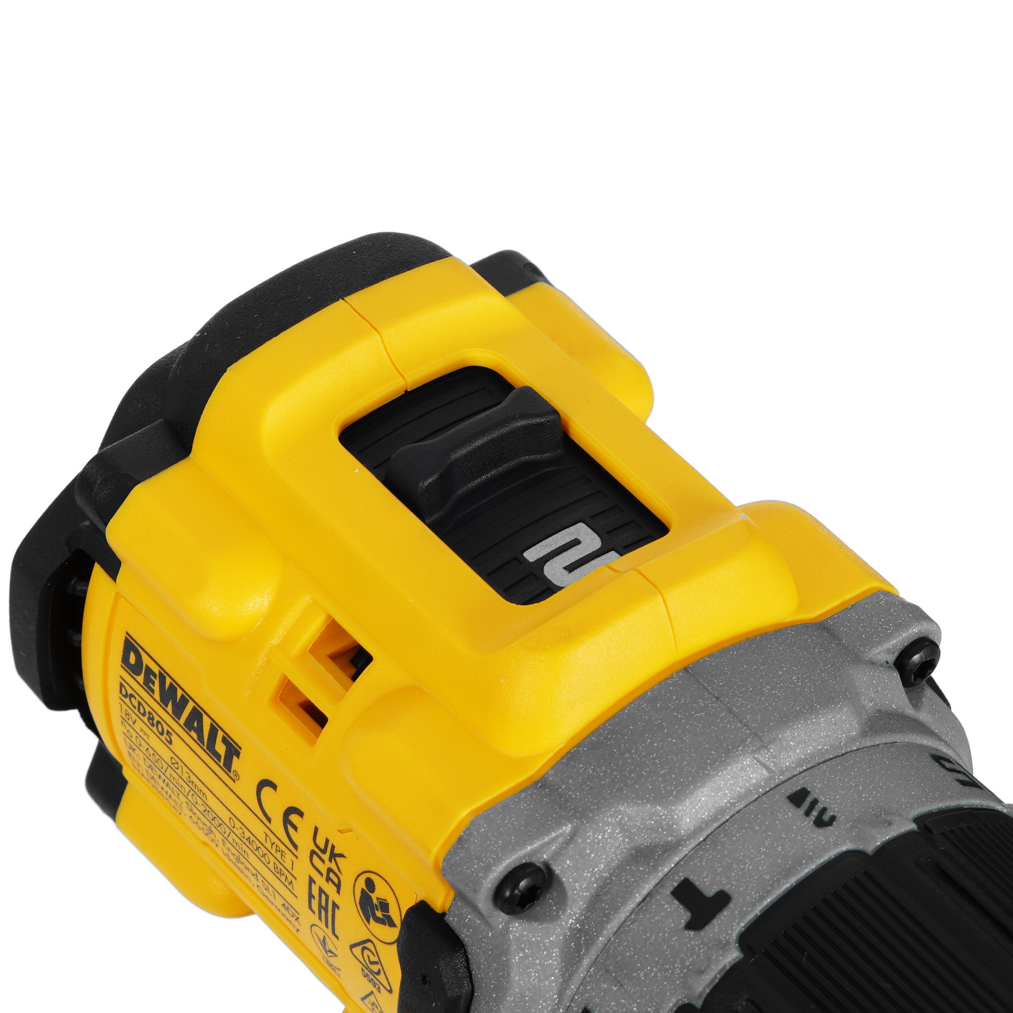 Дрель-шуруповерт DeWalt DCD805E1T XR FLEXVOLТ 18/54V 9014026 STDN-0039992 - Вид №5