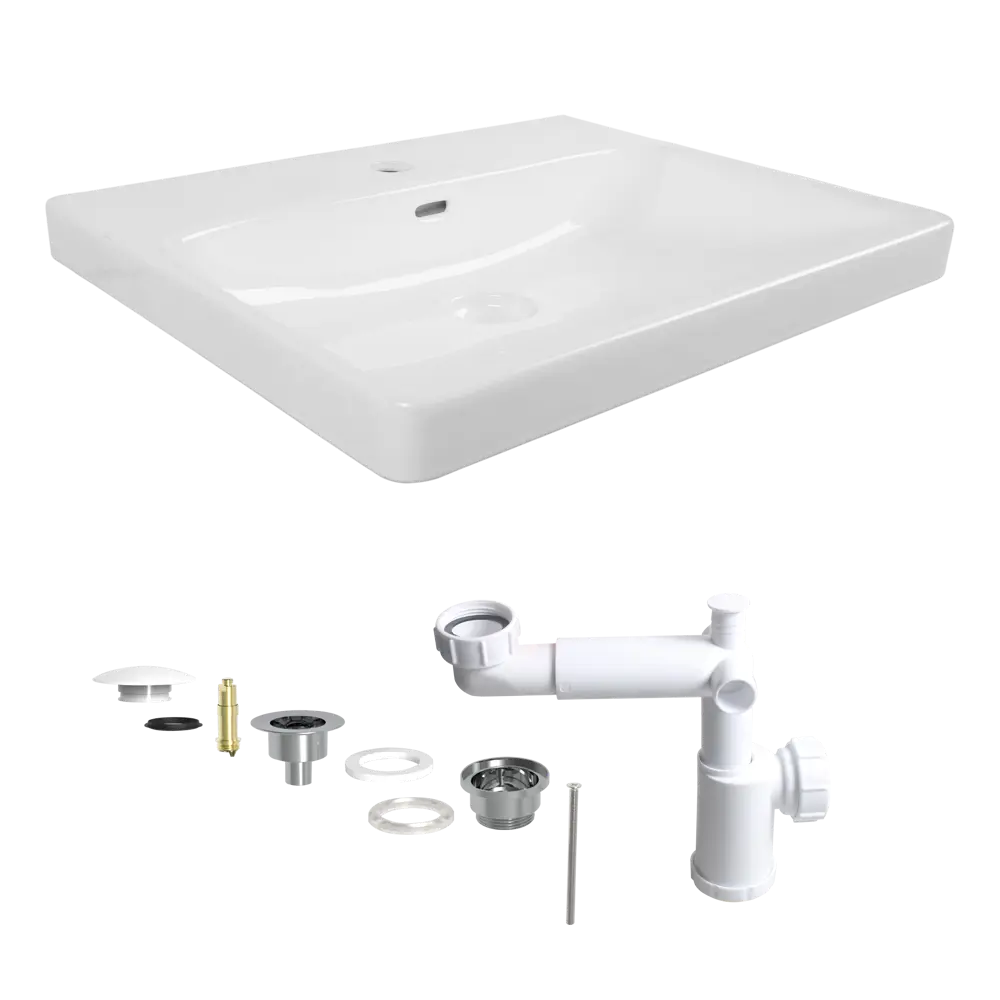 SENSEA Remix — встраиваемая керамическая раковина 61 см 82924184 STLM-0037976 - Вид №7