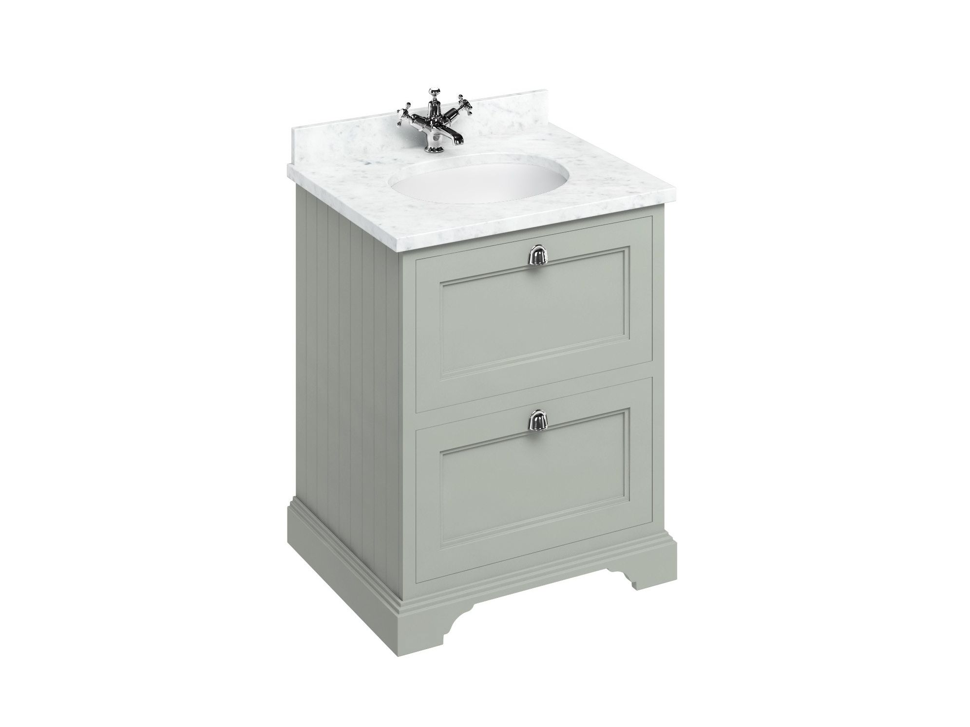 Напольный шкаф для умывальника из МДФ с ящиками Burlington MINERVA ARCH-00047533 - Вид №13