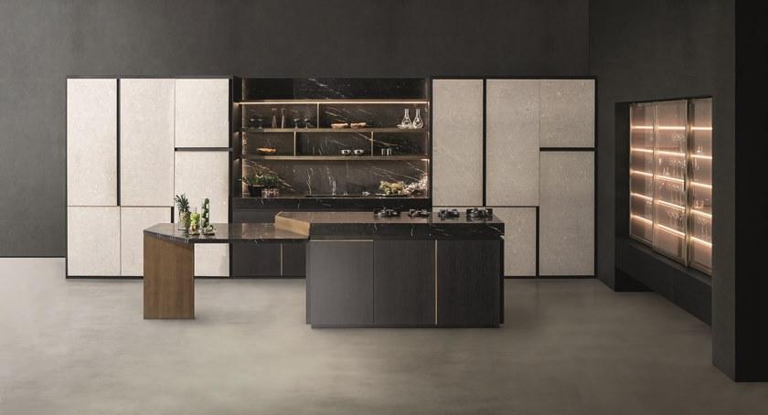 TM Italia Cucine Кухня с островом и колоннами sun-id-1415755 - Вид №1