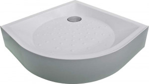 04533 Поддон Afina полукруглый 80х80 1 Marka 