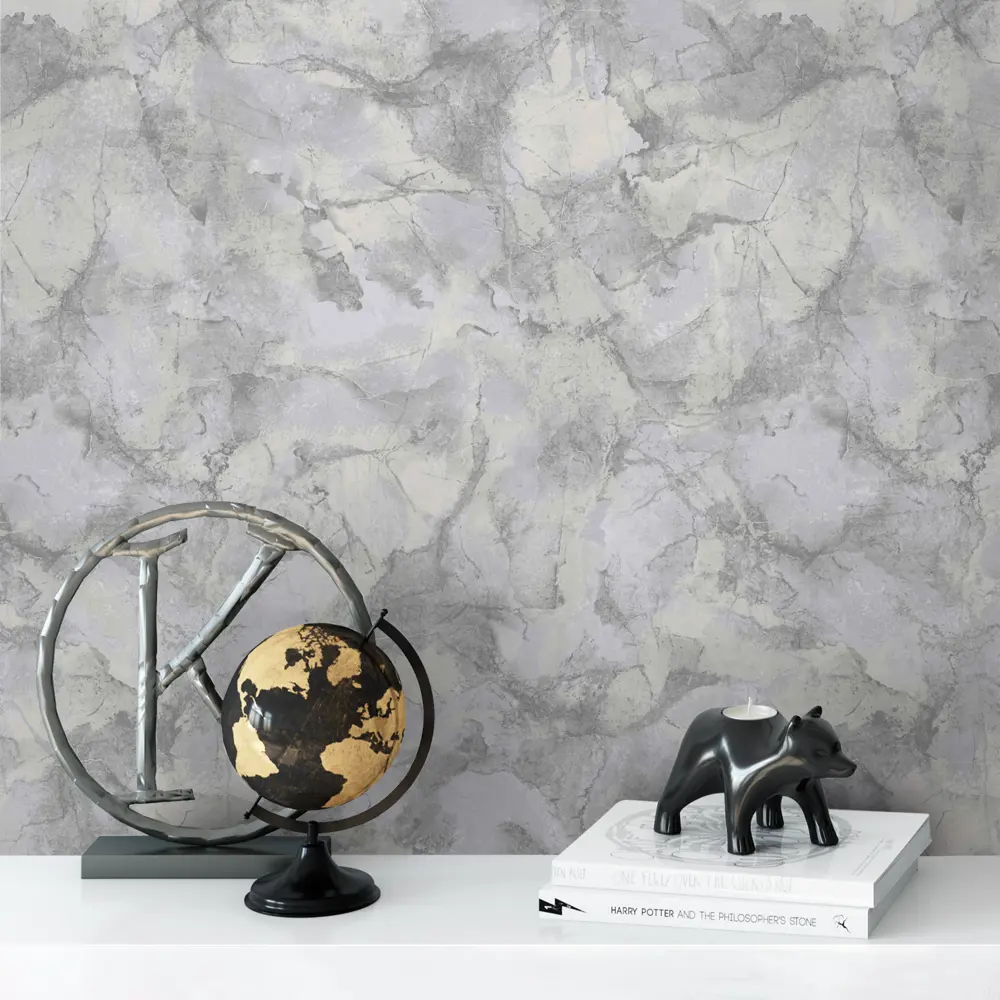 88910100 Обои флизелиновые Erismann Corsica темно-серый 1.06 м ЭР60650-05 STLM-0830619 - Вид №3