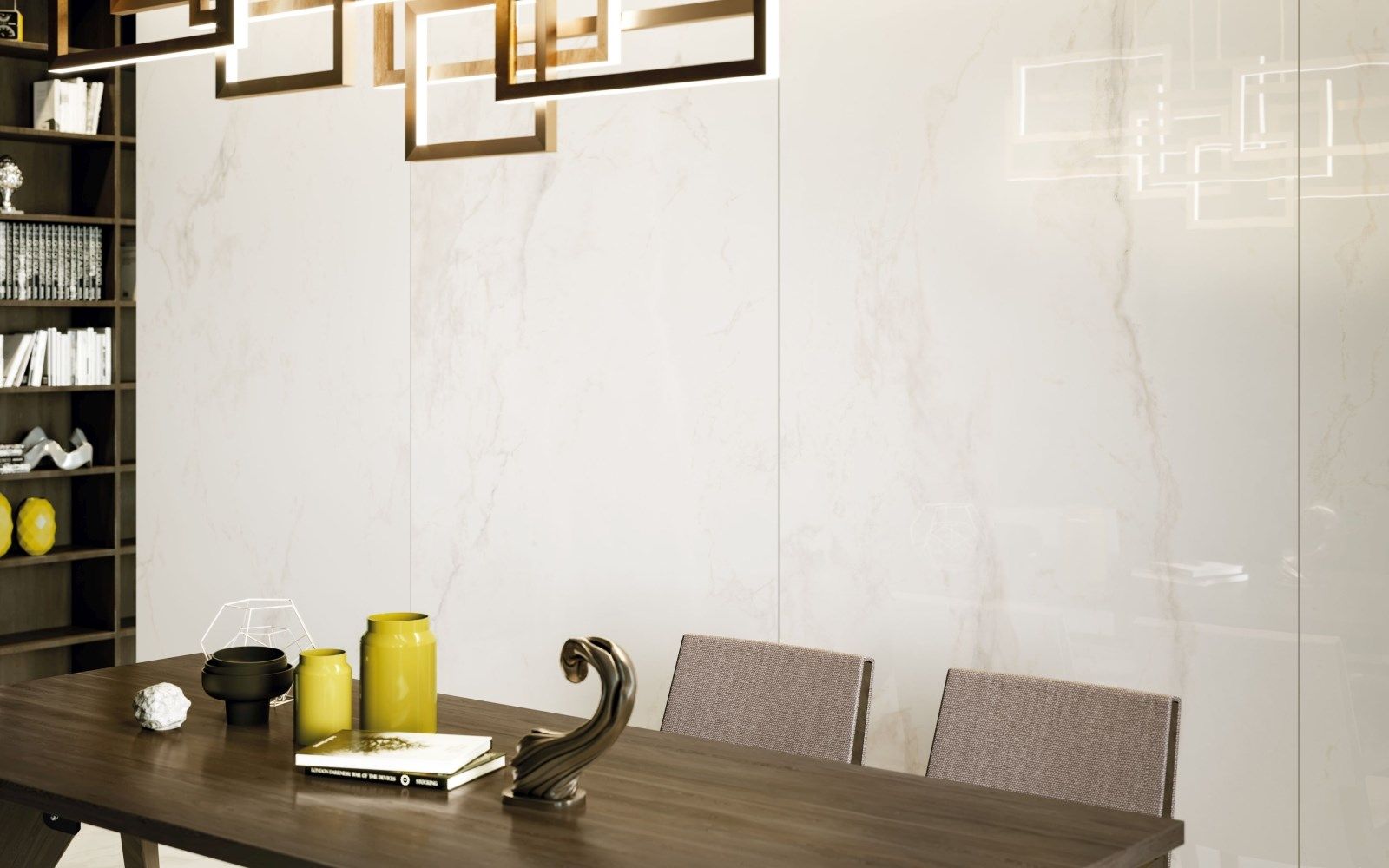 Белое керамическое покрытие с эффектом мрамора Supergres Purity of Marble ARCH-00085896 - Вид №17