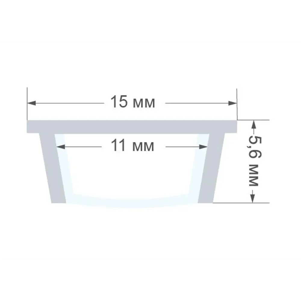 Алюминиевый профиль INSPIRE для светодиодных лент 2 метра 88891259 STLM-0924940 - Вид №3