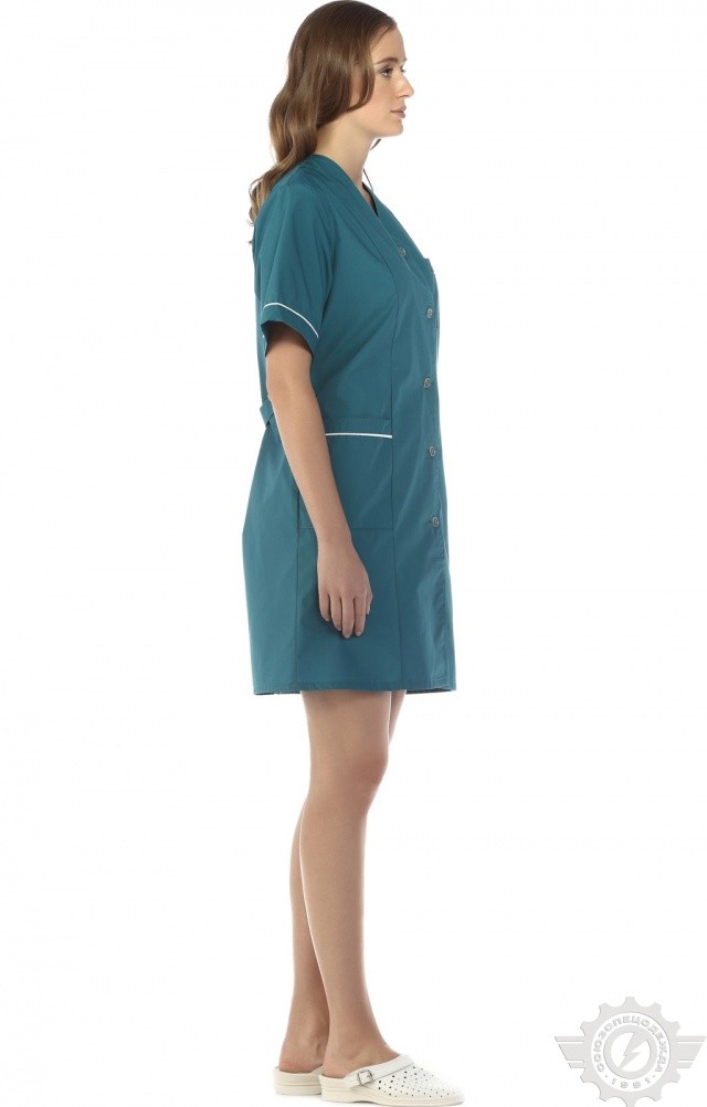 63252 Халат "Бриз" женский  Одежда для обслуживающего персонала  размер 60/170-176 Спецодежда  - Вид №9