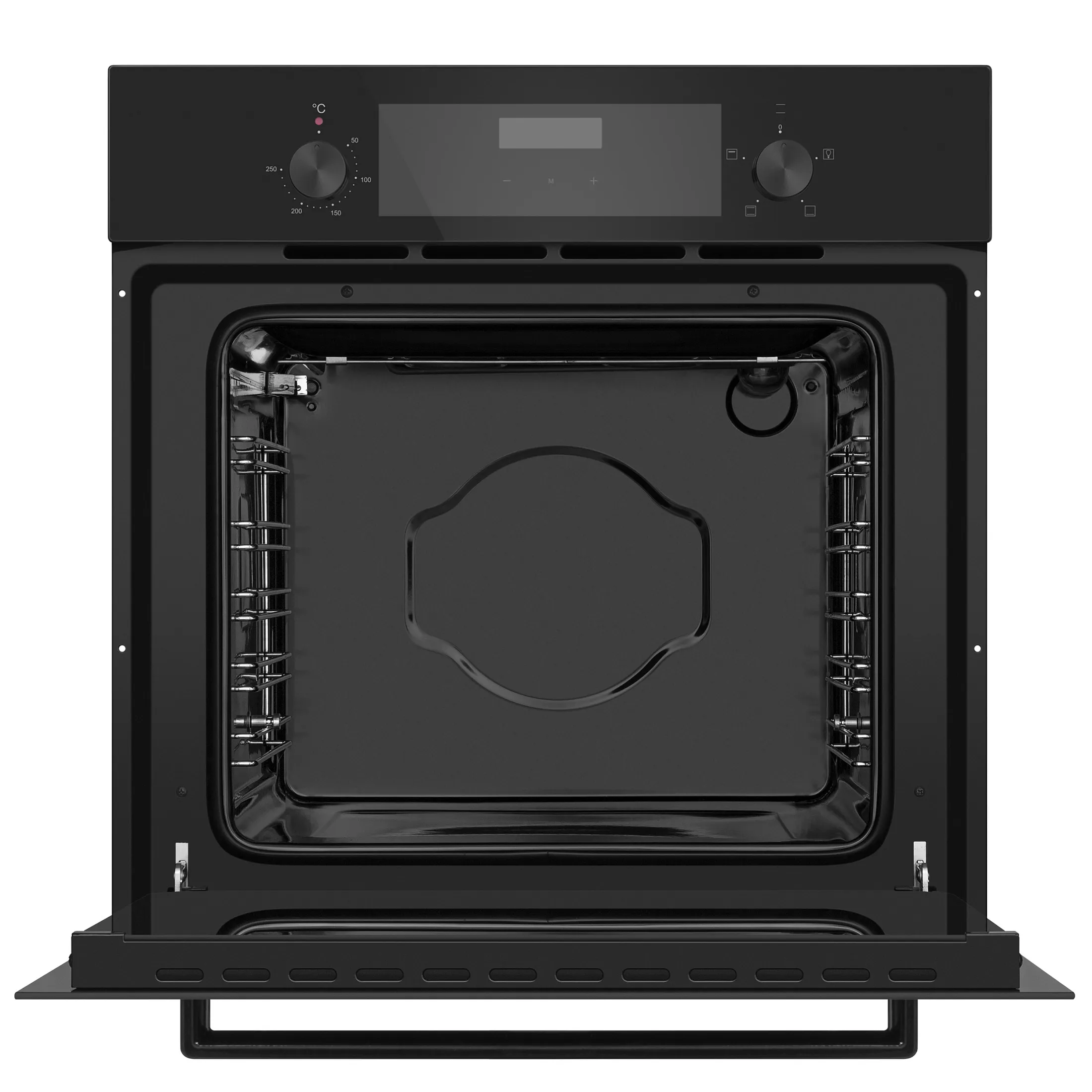 9168826 Электрический духовой шкаф Meferi MEO604BK POWER черный STDN-0131772 - Вид №2