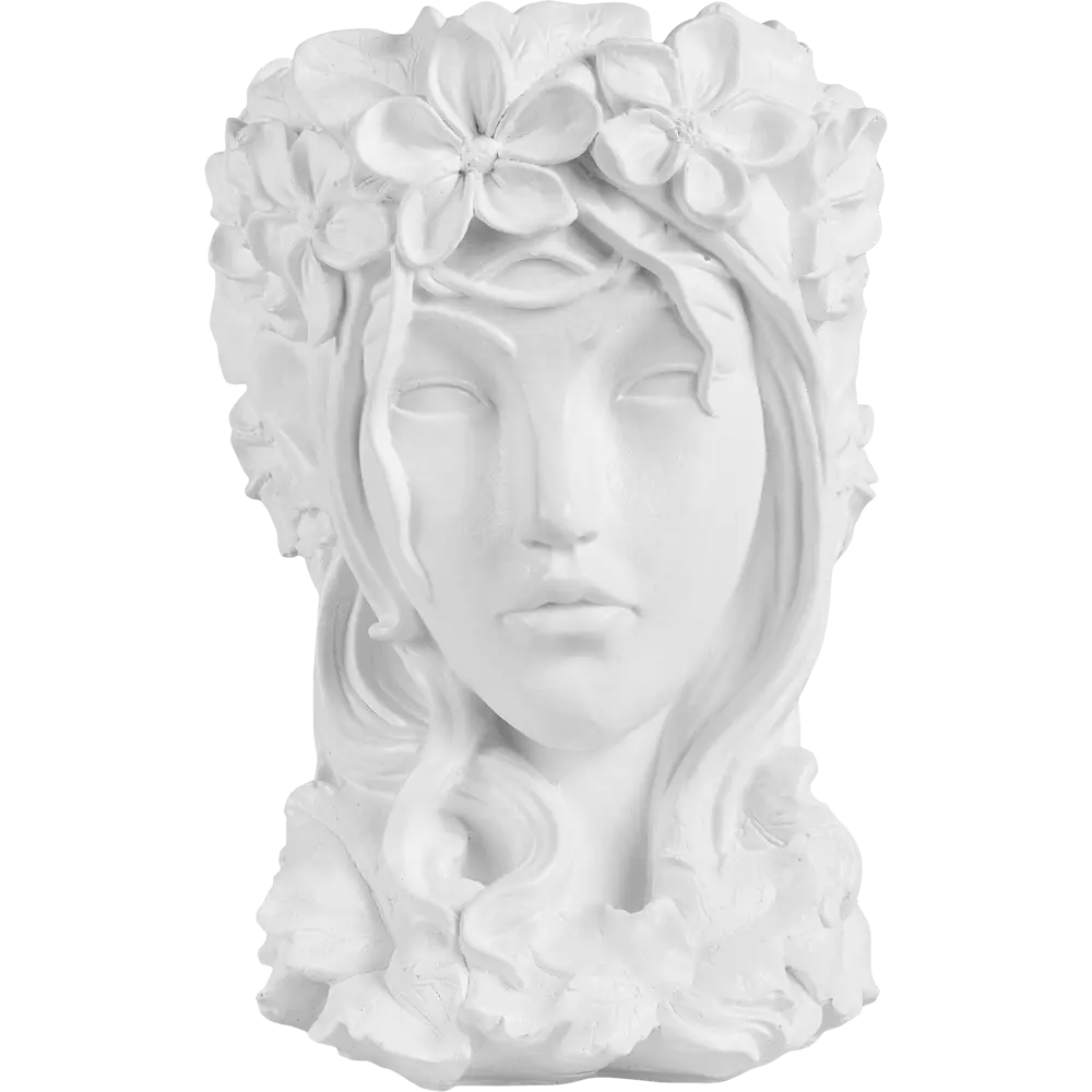 Ваза для цветов Адель гипс белый Santreyd STLM-2010980 - Вид №1