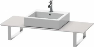 XL027C08787 Консоль для накладных раковин и встраиваемых умывальников, для угла справа X-Large #XL027C 550 мм Белая сирень шелковисто-матовый