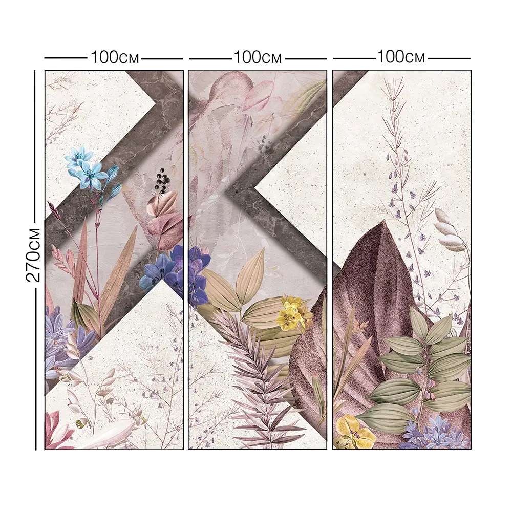 Фотообои Нежность флизелиновые 300x270 см L13-518 FBRUSH 3D FLIZART STLM-2161185 - Вид №4