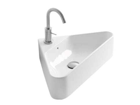 Керамическая подвесная угловая ручная мойка Axa Prisma Sink Bowl Normal ARCH-00023455 - Вид №1